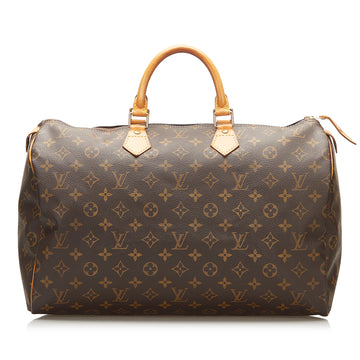 Louis Vuitton Monogram Speedy 40 Boston Bag