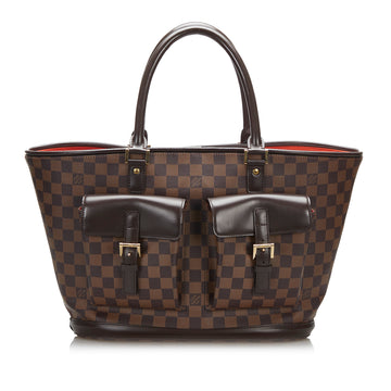 Louis Vuitton Damier Ebene Manosque GM Tote Bag