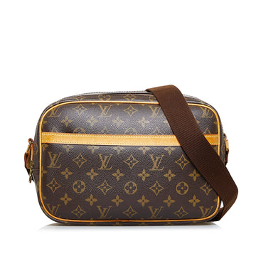 LOUIS VUITTON Monogram Reporter PM Crossbody Bag