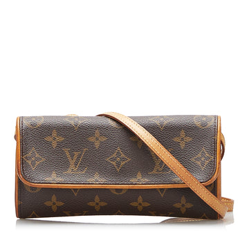 Louis Vuitton Monogram Pochette Twin PM Crossbody Bag