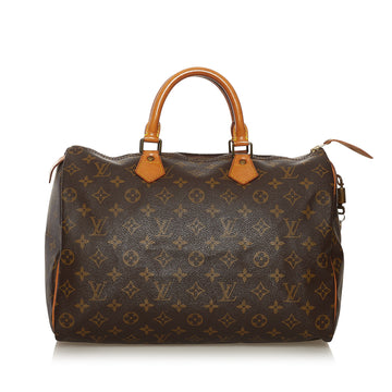 Louis Vuitton Monogram Speedy 35 Boston Bag