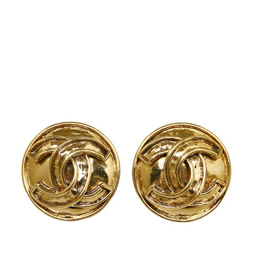 CHANEL CC Clip On Earrings Costume Earrings