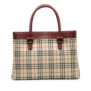 BURBERRY House Check Tote Tote Bag