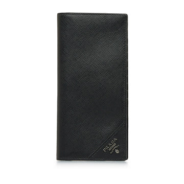 PRADA Saffiano Leather Wallet Long Wallets