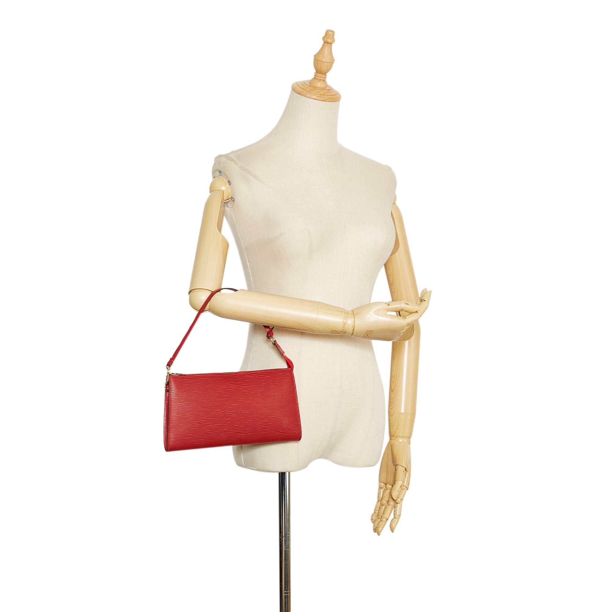 LOUIS VUITTON Epi Pochette Accessoires Red