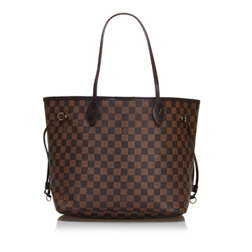 Louis Vuitton Damier Ebene Neverfull MM Tote Bag