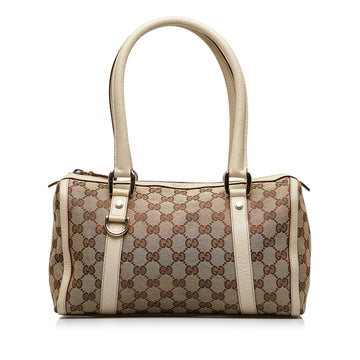 GUCCI GG Canvas Abbey Boston Boston Bag