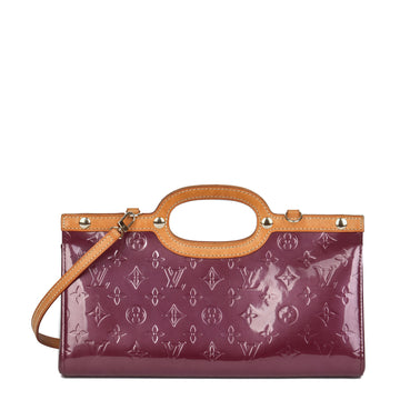 Louis Vuitton Violet Vernis Leather & Vachetta Leather Roxbury Drive Shoulder Bag