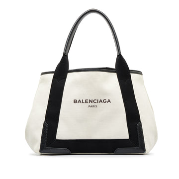 BALENCIAGA Navy Cabas S Tote Tote Bag