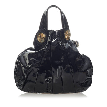 Gucci Hysteria Patent Leather Hobo Hobo Bag