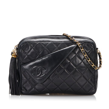 Chanel CC Quilted Tassel Crossbody Crossbody Bag