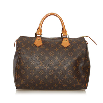 Louis Vuitton Monogram Speedy 30 Boston Bag