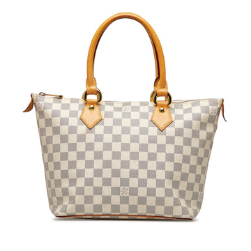 LOUIS VUITTON Damier Azur Saleya PM Handbag