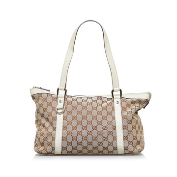 GUCCI GG Canvas Abbey D-Ring Tote Tote Bag