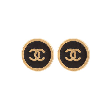 CHANEL 2001  Logo Clip-On Earrings