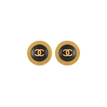 CHANEL 1995  Chanel Jet Clip-On Earrings
