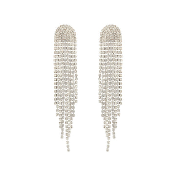 Silver Plated Art Deco Revival Earrings