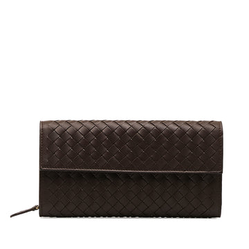 BOTTEGA VENETA Intrecciato Long Wallet Long Wallets