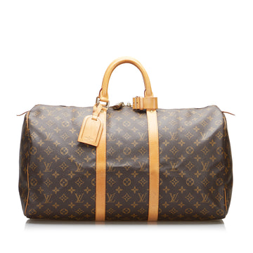 Louis Vuitton Monogram Keepall 50 Travel Bag