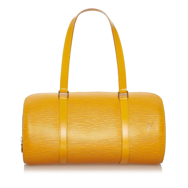 1158. A Louis Vuitton Red Epi Leather Soufflot Handbag - May