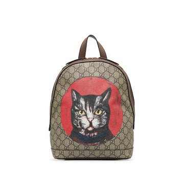 GUCCI GG Supreme Mystic Cat Backpack