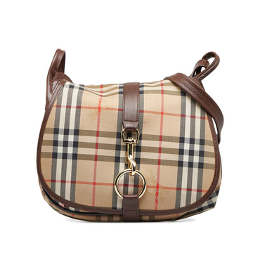 BURBERRY Haymarket Check Crossbody Crossbody Bag