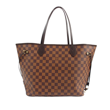 Louis Vuitton Damier Ebene Neverfull MM Tote Bag