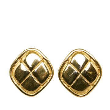 CHANEL CC Clip On Earrings Costume Earrings