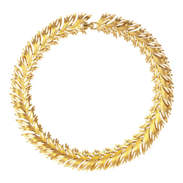 VINTAGE 1950s  Monet Golden Seagrass Necklace