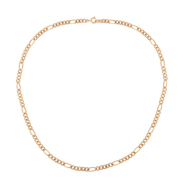 VINTAGE 1990s  22ct Gold Plated Figaro Chain