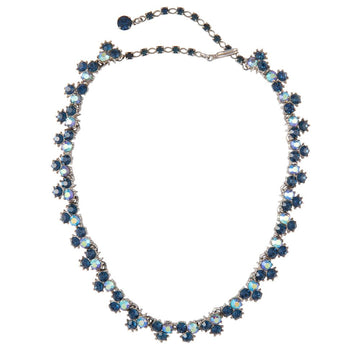 TRIFARI 1950s  Trifari Blue Crystal Necklace