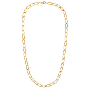 VINTAGE 1980s  Oval Link Chain Necklace