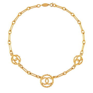 CHANEL 1983 A Rare  Chanel CC Logo Medallion Necklace