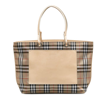 BURBERRY House Check Tote Tote Bag