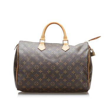 Louis Vuitton Monogram Speedy 35 Boston Bag