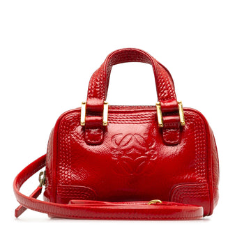 LOEWE Mini Patent Amazona Satchel