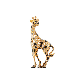 SWAROVSKI 1990s  Swarovski Giraffe Brooch