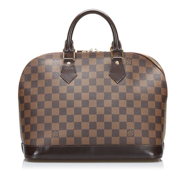 Louis Vuitton Damier Ebene Alma PM Handbag