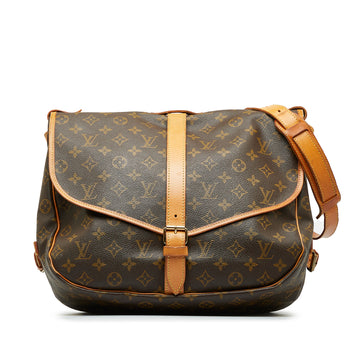 LOUIS VUITTON Monogram Saumur 35 Crossbody Bag