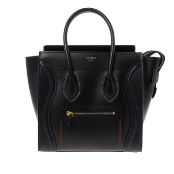 Celine Micro Luggage Tote Leather Handbag