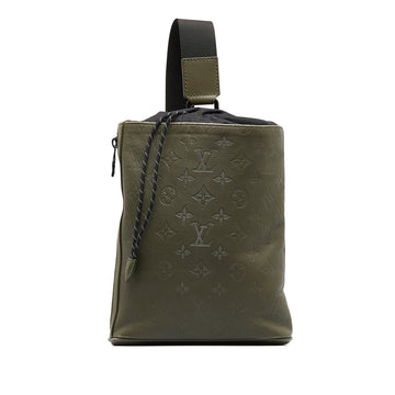 LOUIS VUITTON Monogram Shadow Chalk Sling Bag