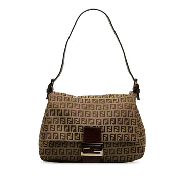 FENDI Zucchino Mamma Forever Shoulder Bag