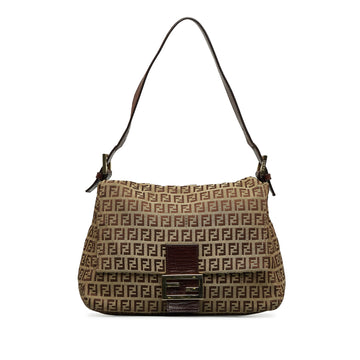 FENDI Zucchino Mamma Forever Shoulder Bag