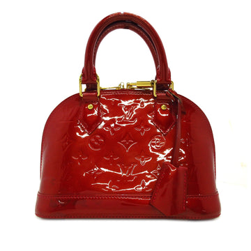 LOUIS VUITTON Monogram Vernis Alma BB Satchel