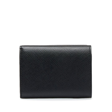 PRADA Saffiano Tri-fold Wallet Small Wallets