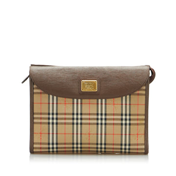 Burberry Haymarket Check Clutch Clutch Bag