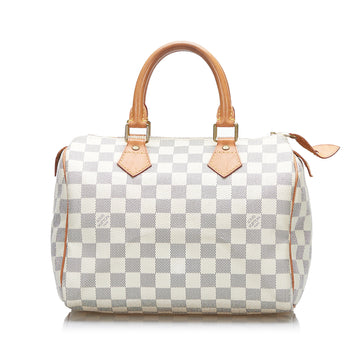 Louis Vuitton Damier Azur Speedy 25 Boston Bag