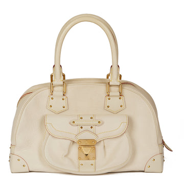 Louis Vuitton White Suhali Leather Le Superbe Tote