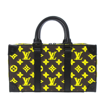 Louis Vuitton Monogram Tuffetage Speedy Trunk Satchel