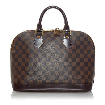 Louis Vuitton Damier Ebene Alma PM Handbag